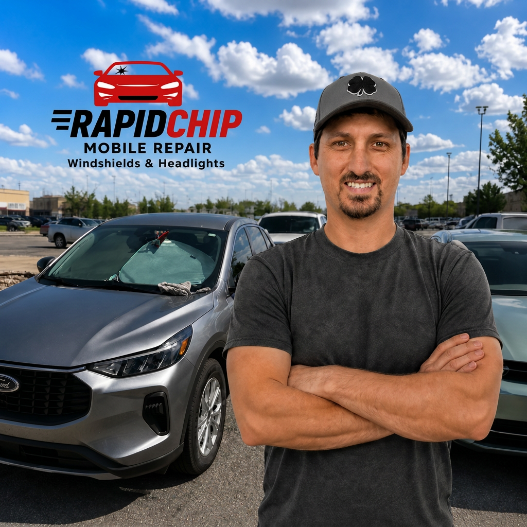 Nash Jeppsen, owner of RapidChip Mobile Repair